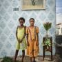 Alexia Webster, Two friends pose for their portrait on the corner of Cornwell and Hercules Street in Woodstock, Cape Town, South Africa. 2011